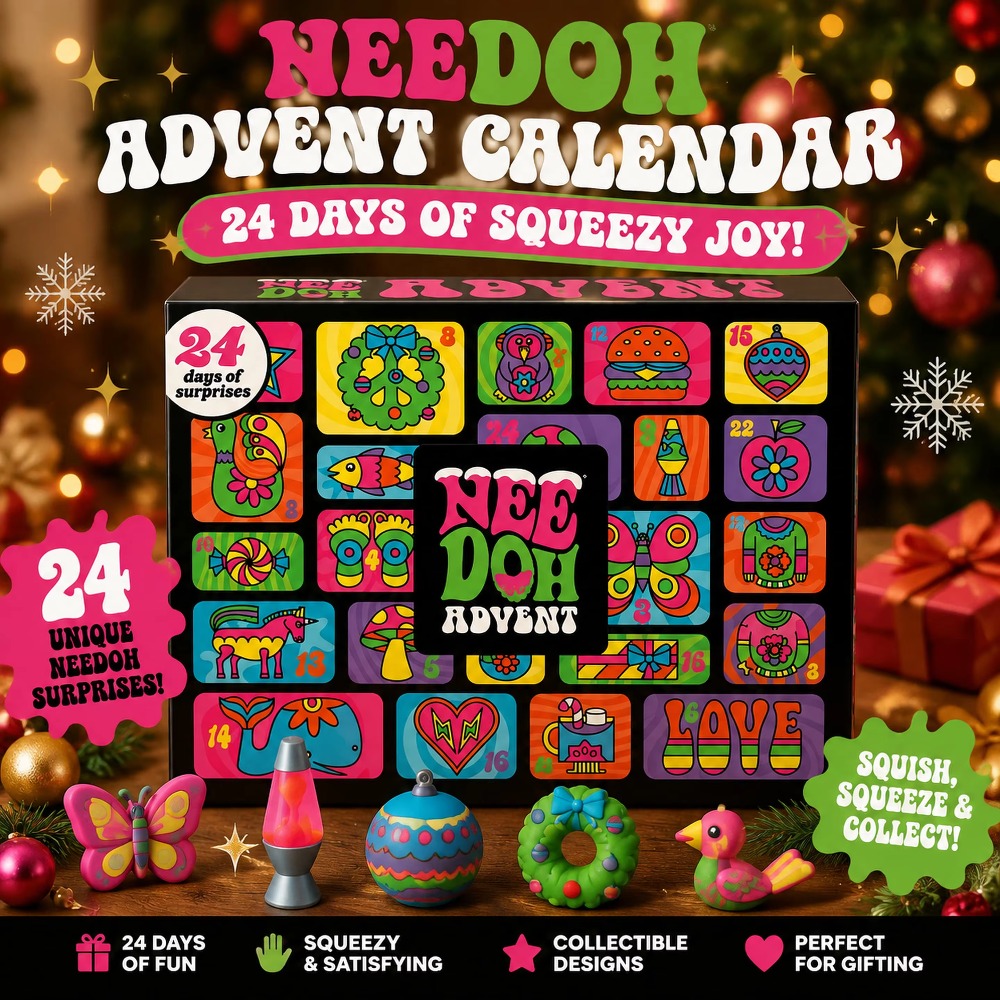Advent Calendar Gift - ปฏิทินนับถอยหลัง NeeDoh 2026, ปฏิทินนับถอยหลัง 3 มิติ