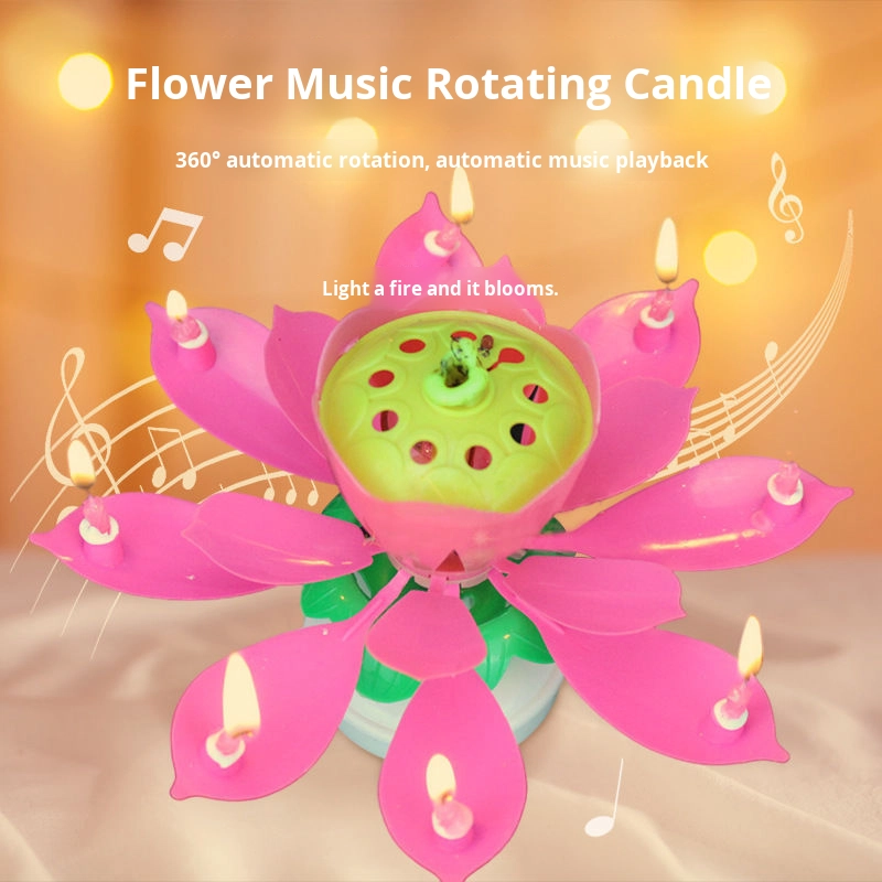 เทียนดนตรีรูปดอกบัว ดีไซน์โรแม - Holiday Candle Set บทวิจารณ์และราคา