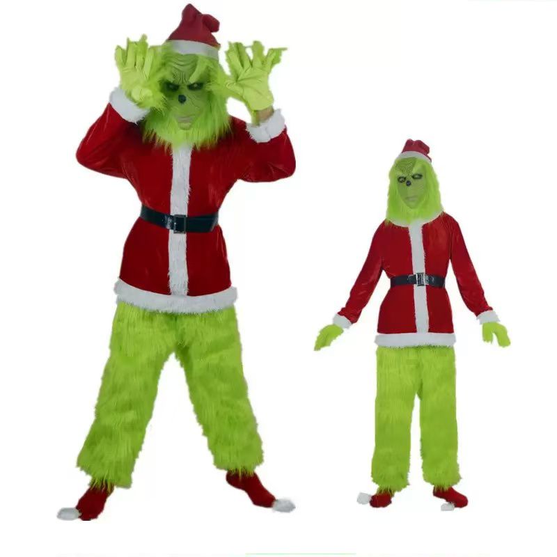 ชุดคอสเพลย์กรินช์สีเขียว ชุดนั - Santa Hat Plush บทวิจารณ์และราคา
