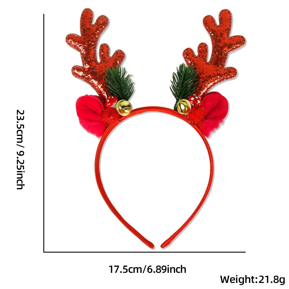 ที่คาดผมกวางเรนเดียร์วิ้งๆ สำห - Reindeer Antlers Headband บทวิจารณ์และราคา