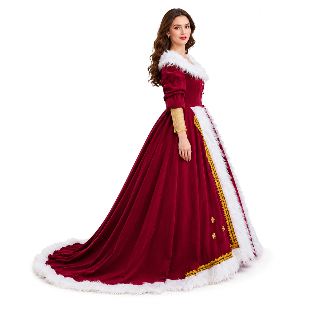 ชุดคุณนายซานต้าสุดหรูสำหรับผู้ - Elf Costume Christmas บทวิจารณ์และราคา