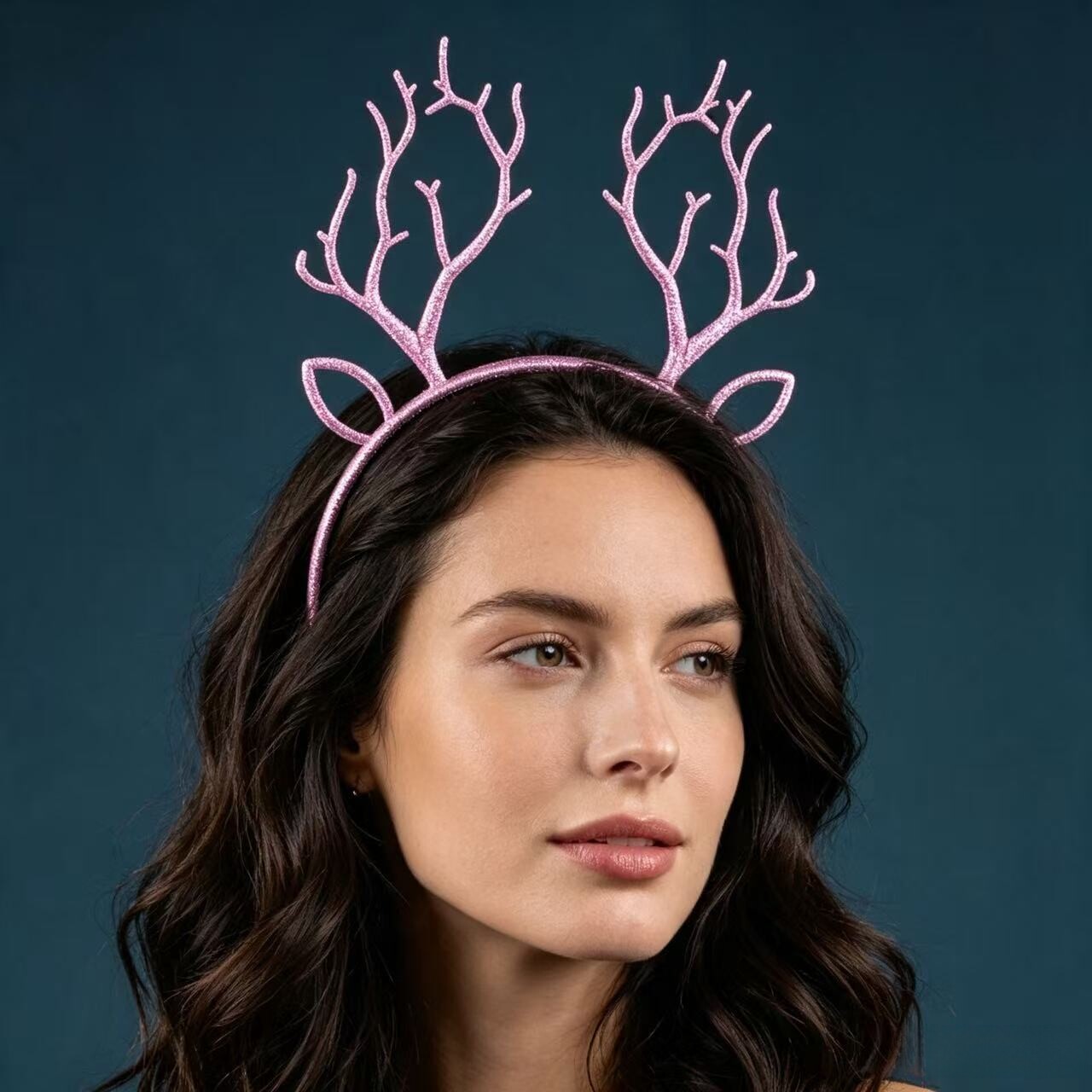 ที่คาดผมเขากวางเรนเดียร์ประดับ - Reindeer Antlers Headband บทวิจารณ์และราคา