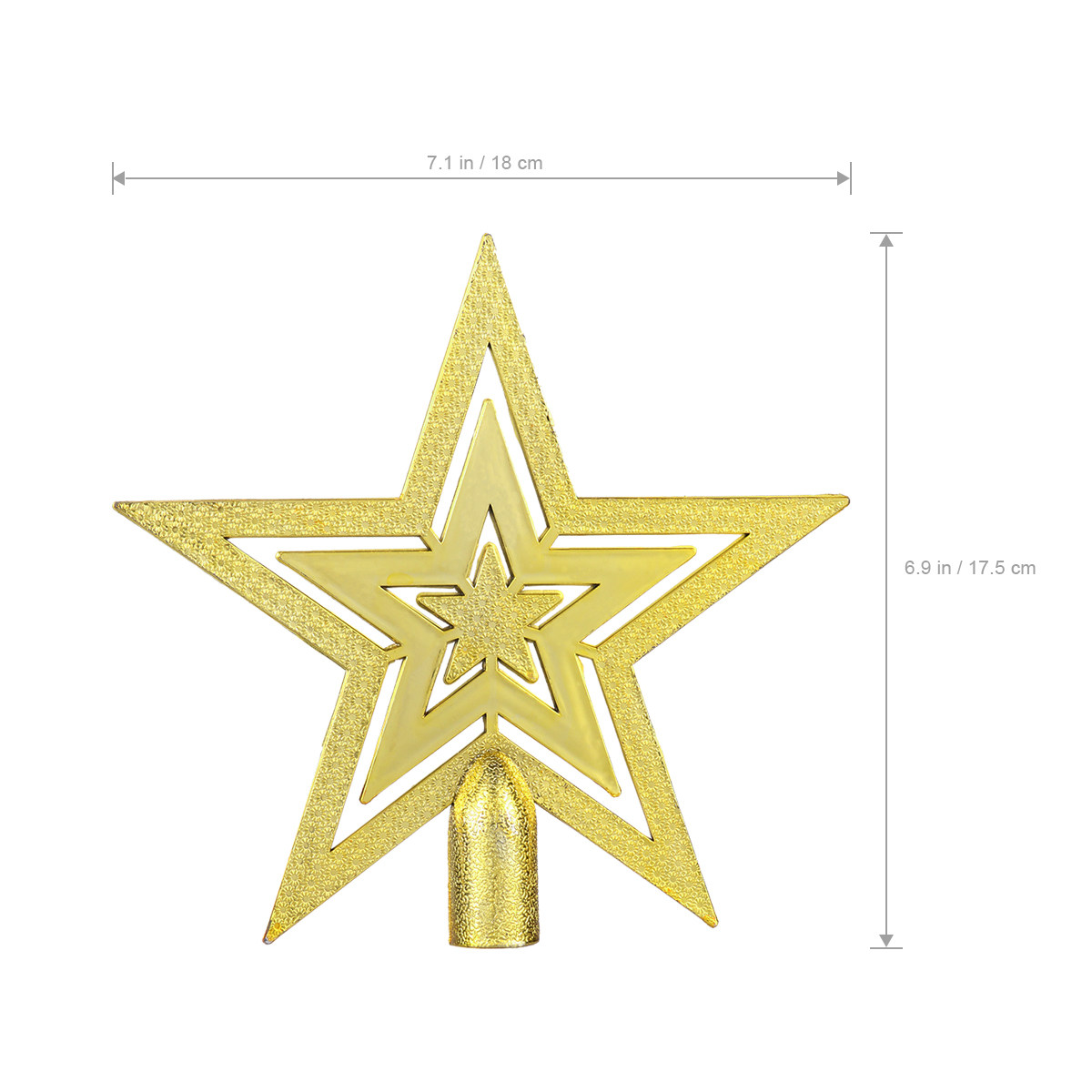 ดาวประดับยอดต้นคริสต์มาส ขนาด  - Star Tree Topper บทวิจารณ์และราคา