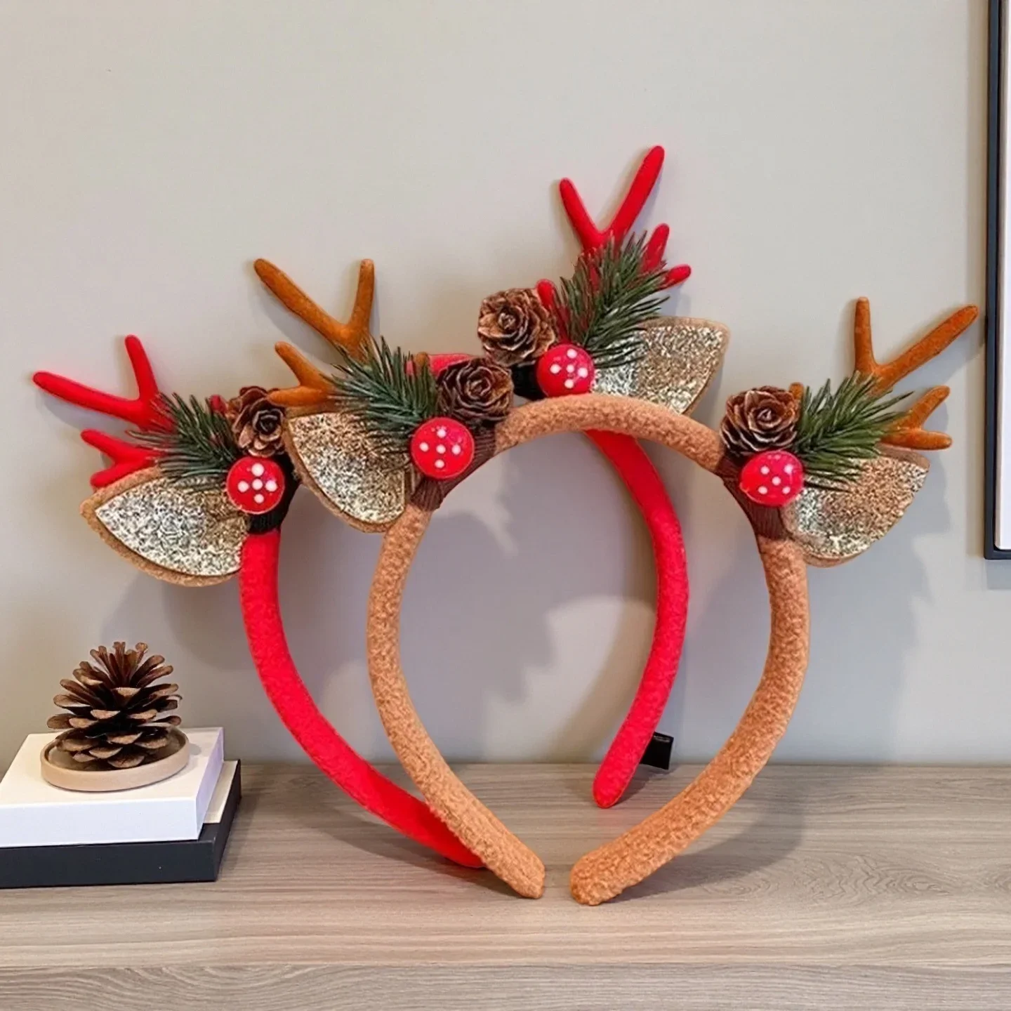 ที่คาดผมคริสต์มาส 1 ชิ้น ของชำ - Reindeer Antlers Headband บทวิจารณ์และราคา