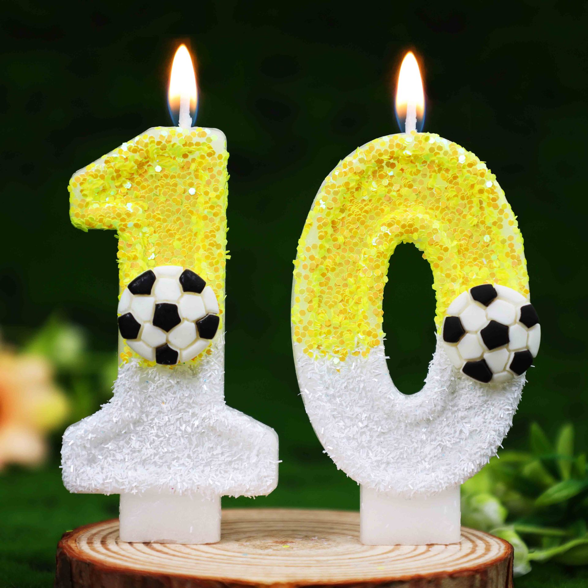 เทียนวันเกิดดิจิตอลรูปฟุตบอลปร - Holiday Candle Set บทวิจารณ์และราคา