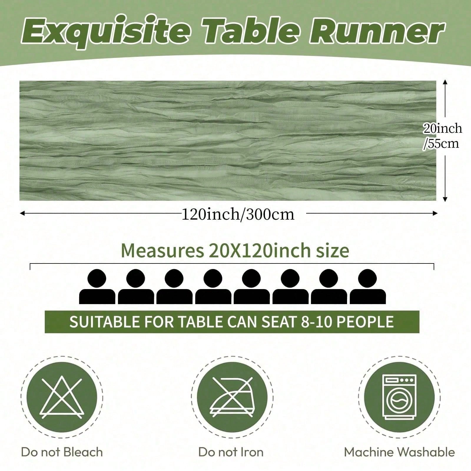 ผ้าปูโต๊ะชีสคลอธ 6 ชิ้น สำหรับ - Christmas Table Runner บทวิจารณ์และราคา