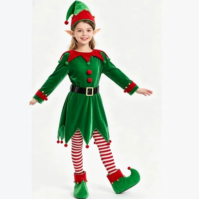 ชุดแฟนซีคริสต์มาสสำหรับเด็กชาย - Elf Costume Christmas บทวิจารณ์และราคา