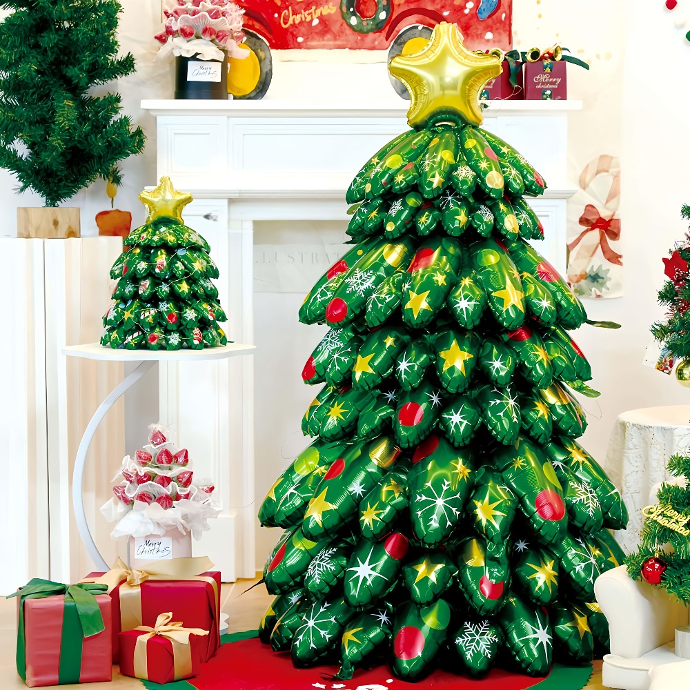 ชุดลูกโป่งต้นคริสต์มาส ลูกโป่ง - Star Tree Topper บทวิจารณ์และราคา