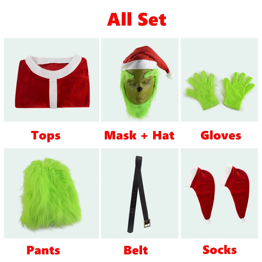 2026 ชุดคอสเพลย์ ชุดโจรสีเขียว - Santa Hat Plush บทวิจารณ์และราคา