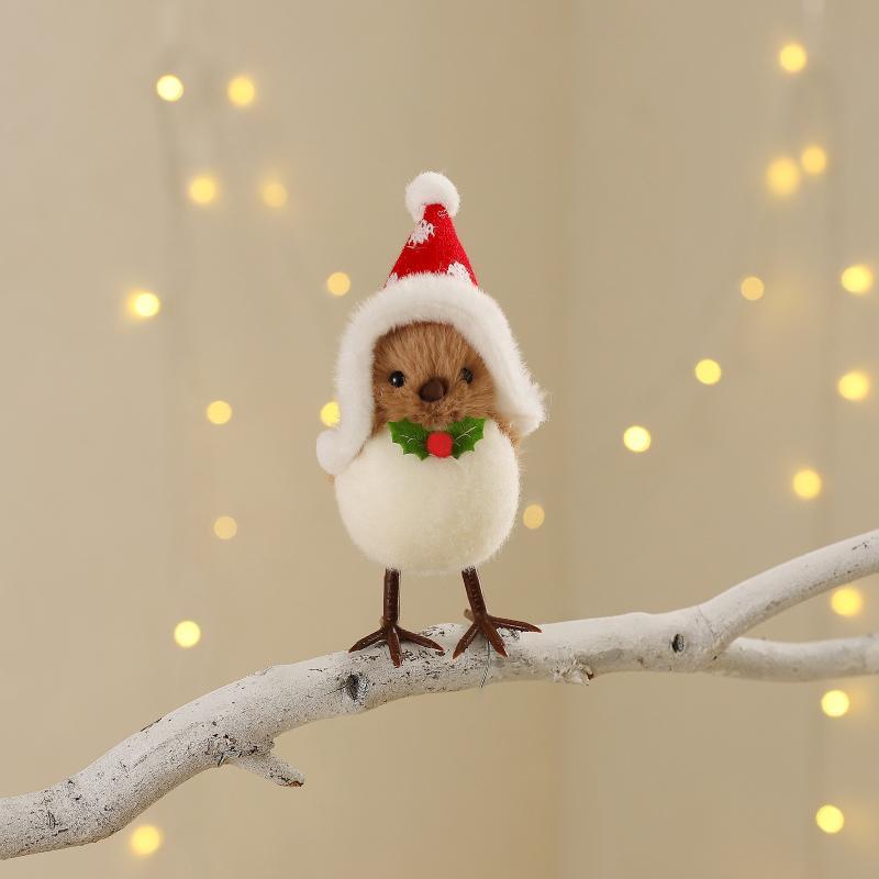 ตุ๊กตานกประดับตกแต่งคริสต์มาส  - Santa Hat Plush บทวิจารณ์และราคา