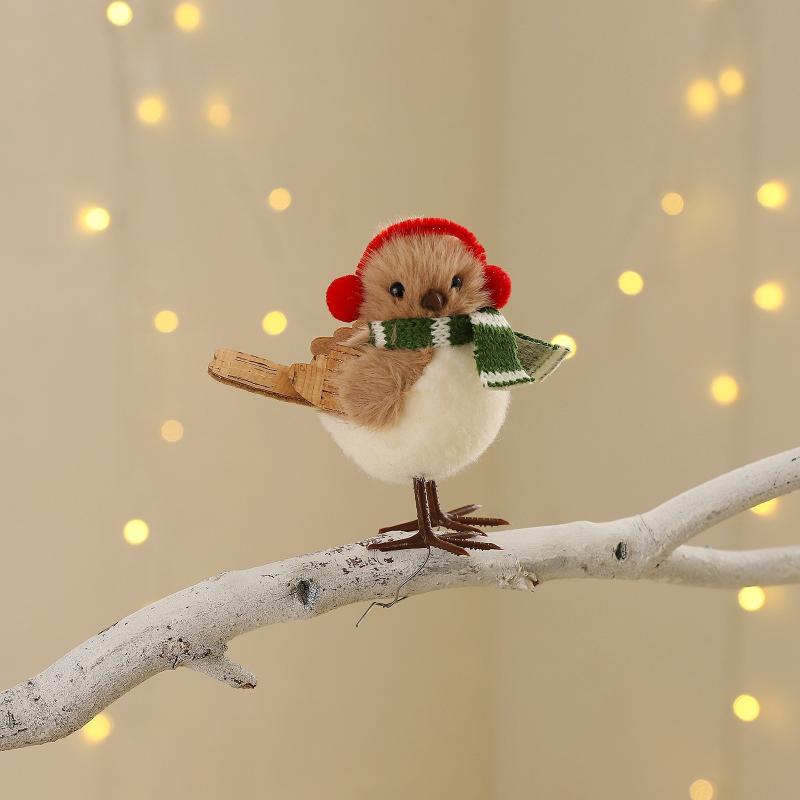 ตุ๊กตานกประดับตกแต่งคริสต์มาส  - Santa Hat Plush บทวิจารณ์และราคา