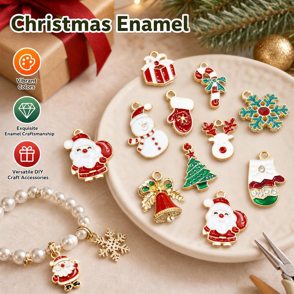 10 ชิ้น จี้ห้อยคริสต์มาสขนาดเล - Christmas Stocking Hanging บทวิจารณ์และราคา