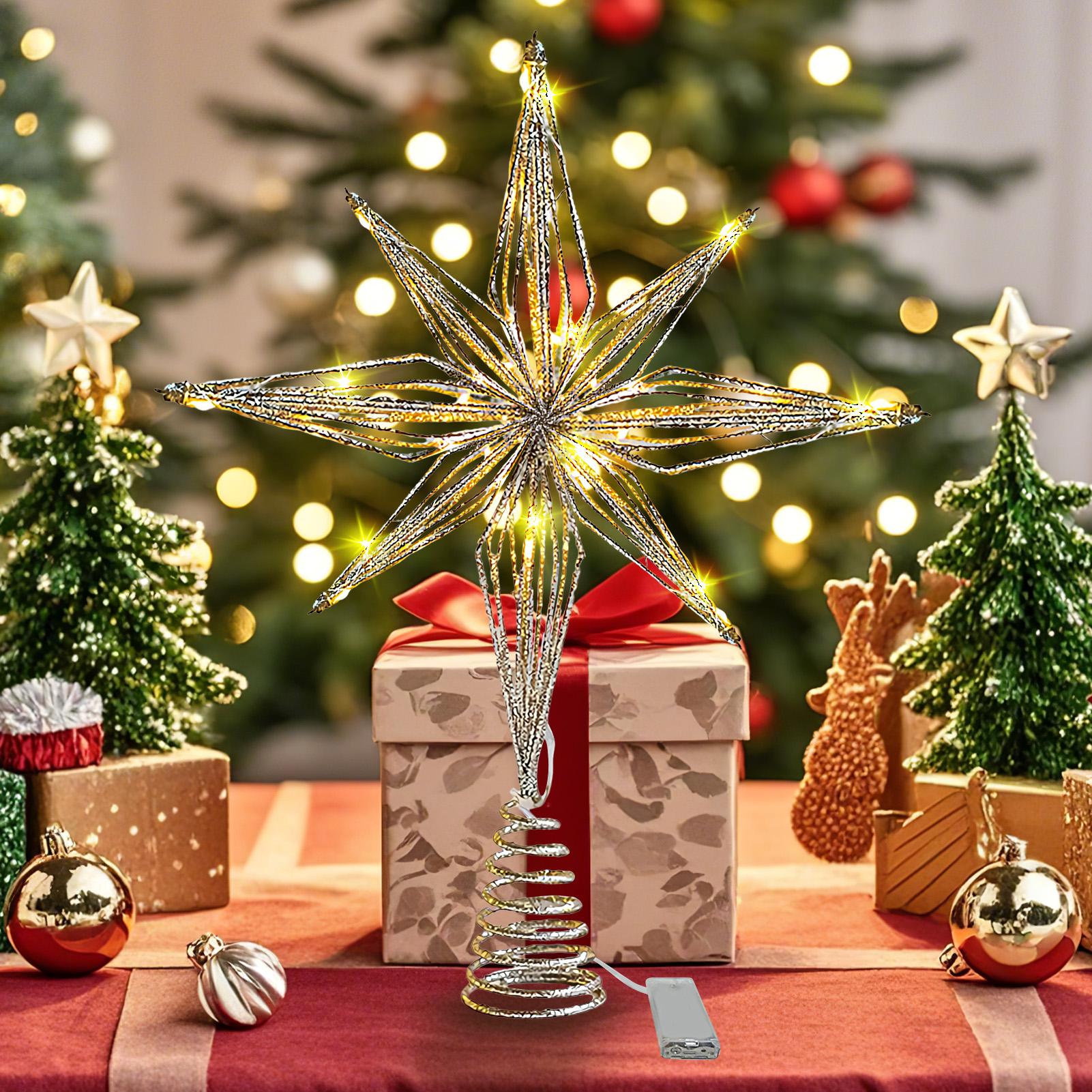 ท็อปเปอร์ต้นคริสต์มาส รูปดาว 3 - Star Tree Topper บทวิจารณ์และราคา
